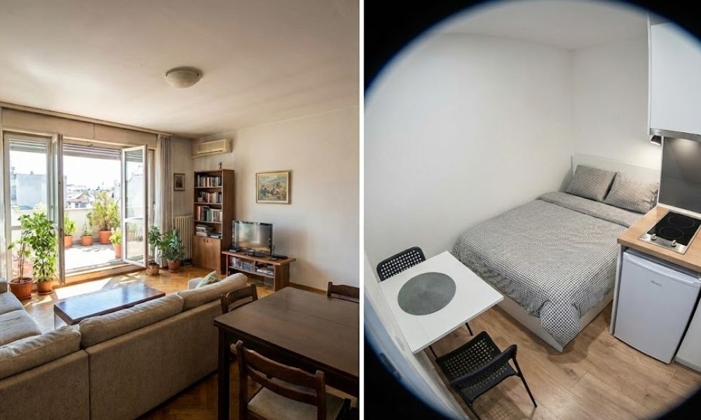 Za budžet od 100.000 evra u Rakovici dobijate skoro 48 kvadrata, dok u centru za isti novac možete kupiti svega 27